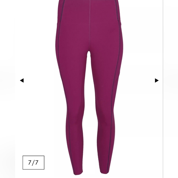 Sweaty Betty Power High-Waisted 7/8 Workout Leggings Amaranth Pink Size Small - Picture 6 of 16